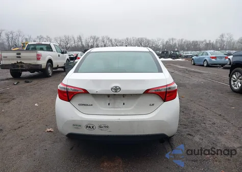 2014 Toyota Corolla Le from USA, damaged, VIN 2T1BURHE4EC198659